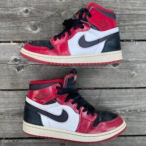 2021 Nike Air Jordan 1 High Zoom Air CMFT Patent Chicago Size 8.5 Chicago Bred